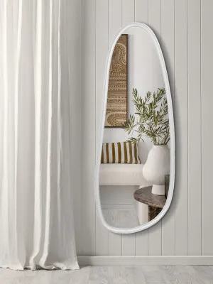 Nova Decorative Mirror - White by Urban Road, a Mirrors for sale on Style Sourcebook