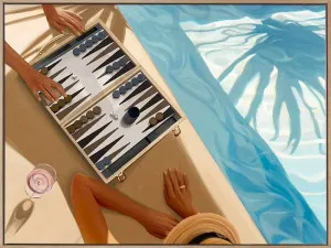 Backgammon, Anyone Canvas Art Print by Urban Road, a Prints for sale on Style Sourcebook