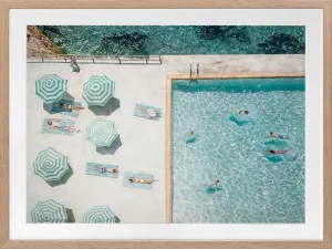 Bondi Bathers Club Framed Art Print by Urban Road, a Prints for sale on Style Sourcebook