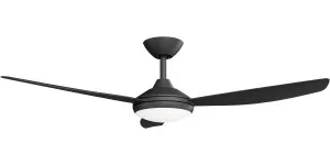 Calibo Condor 52" DC Smart Ceiling Fan with LED Light and Remote Control Black by Calibo, a Ceiling Fans for sale on Style Sourcebook