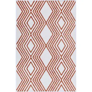 Primo Kudos Terracotta-Grey Rug by Love That Homewares, a Contemporary Rugs for sale on Style Sourcebook