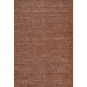 Pemba Cotton Chenille Terracotta Rug by Love That Homewares, a Contemporary Rugs for sale on Style Sourcebook