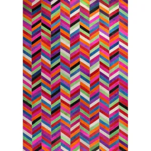 Hide Fushion Rug Chevron Multi by Love That Homewares, a Contemporary Rugs for sale on Style Sourcebook