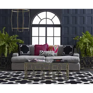 Artisan - Fushion Rug Black & White by Love That Homewares, a Contemporary Rugs for sale on Style Sourcebook