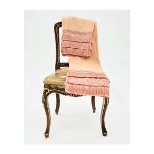 Penelope Throw Peach 125x150cm by Love That Homewares, a Throws for sale on Style Sourcebook