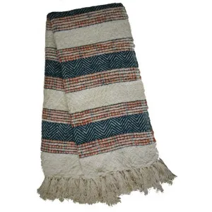 Gretel Throw Teale Blue  125cm x 150cm by Love That Homewares, a Throws for sale on Style Sourcebook