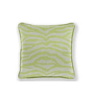 Zebra Cushion Pesto 45x45cm by Love That Homewares, a Cushions, Decorative Pillows for sale on Style Sourcebook