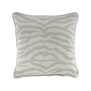 Zebra Cushion Grey 60x60cm by Love That Homewares, a Cushions, Decorative Pillows for sale on Style Sourcebook