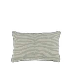 Zebra Cushion Grey 60x40cm by Love That Homewares, a Cushions, Decorative Pillows for sale on Style Sourcebook