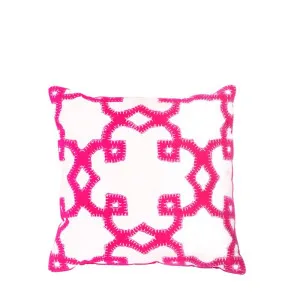 Trellis Cushion Pink 45x45cm by Love That Homewares, a Cushions, Decorative Pillows for sale on Style Sourcebook