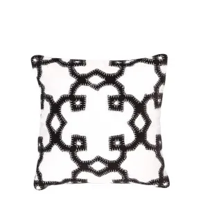 Trellis Cushion Black 45x45cm by Love That Homewares, a Cushions, Decorative Pillows for sale on Style Sourcebook