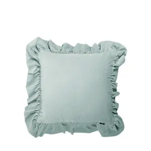 Ruffle Cushion Sage 50x50cm by Love That Homewares, a Cushions, Decorative Pillows for sale on Style Sourcebook