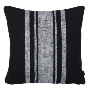 Provence Cushion Black 50 x 50cm by Love That Homewares, a Cushions, Decorative Pillows for sale on Style Sourcebook