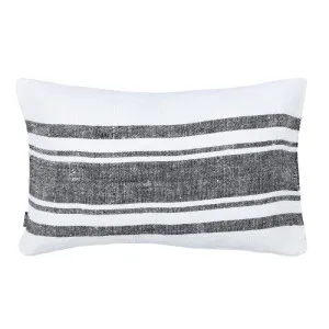 Provence Cushion Black 40 x 60cm by Love That Homewares, a Cushions, Decorative Pillows for sale on Style Sourcebook