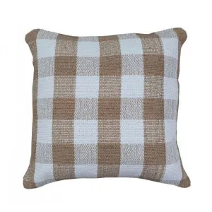 Piper Cushion Putty 50cm x 50cm by Love That Homewares, a Cushions, Decorative Pillows for sale on Style Sourcebook