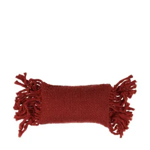 Knit Yogi Cushion Terracotta 50 x 30cm by Love That Homewares, a Cushions, Decorative Pillows for sale on Style Sourcebook