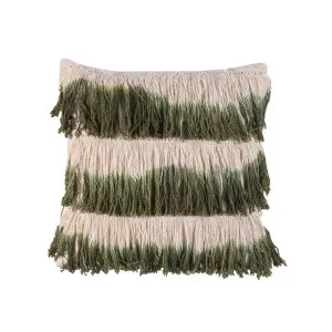 Afgan Row Khaki Cushion 50 x 50cm by Love That Homewares, a Cushions, Decorative Pillows for sale on Style Sourcebook