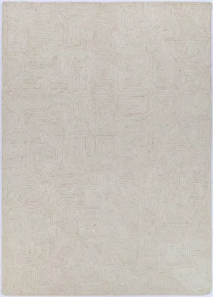 Posy Maze 07B Beige by Love That Homewares, a Contemporary Rugs for sale on Style Sourcebook