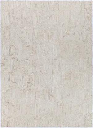 Posy Aquila 06C Beige Rug Wool Rug by Love That Homewares, a Contemporary Rugs for sale on Style Sourcebook