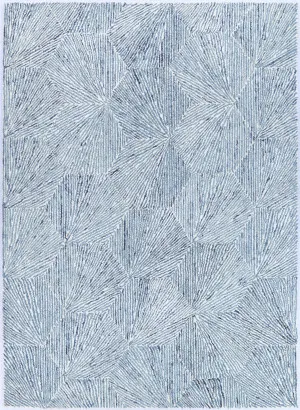 Astrid Hexagon Blue Rug by Love That Homewares, a Contemporary Rugs for sale on Style Sourcebook