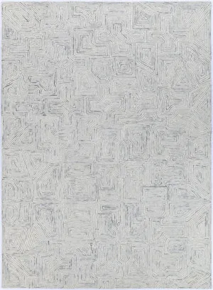 Posy Maze 07A Grey by Love That Homewares, a Contemporary Rugs for sale on Style Sourcebook