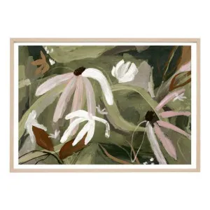 Floral Expression Framed Print in 45 x 33cm by OzDesignFurniture, a Prints for sale on Style Sourcebook