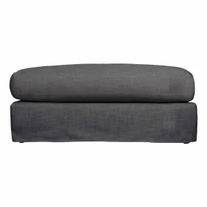 Harley Ottoman in Stella Dark Grey by OzDesignFurniture, a Ottomans for sale on Style Sourcebook