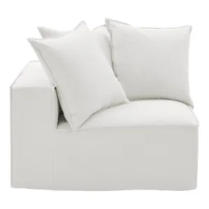 Ella Sofa Corner in Lis White by OzDesignFurniture, a Sofas for sale on Style Sourcebook