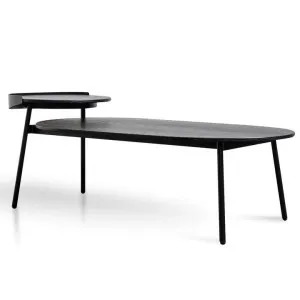 Ex Display - Pena 1.47m Wooden Coffee Table - Full Black by Interior Secrets - AfterPay Available by Interior Secrets, a Coffee Table for sale on Style Sourcebook