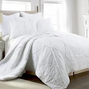 Jenny Mclean Bobby Ruffle White Coverlet Set by null, a Quilt Covers for sale on Style Sourcebook