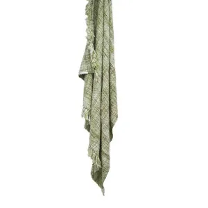 Knitted Oslo Green Grass Throw Rug by null, a Throws for sale on Style Sourcebook