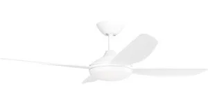 Calibo Vanga 48" DC Smart Ceiling Fan with LED Light and Remote Control White by Calibo, a Ceiling Fans for sale on Style Sourcebook