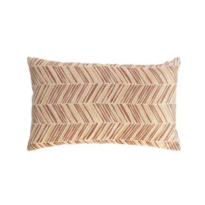 Uriana 100% cotton cushion cover in brown and yellow 30 x 50 cm by Kave Home, a Kids Cushions for sale on Style Sourcebook