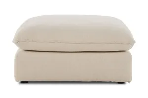 Loft Mini Ottoman, Florence Natural, by Lounge Lovers by Lounge Lovers, a Ottomans for sale on Style Sourcebook