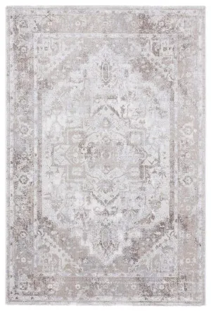 Morgan Beige and Brown Transitional Distressed Medallion Rug by Miss Amara, a Other Rugs for sale on Style Sourcebook