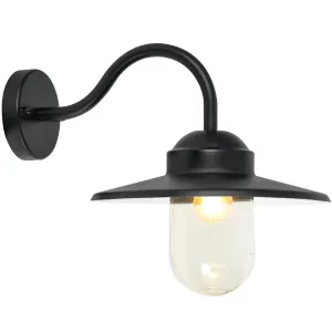 CLA Payong Exterior Wall Light IP44 Matte Black by Compact Lamps Australia, a Wall Lighting for sale on Style Sourcebook