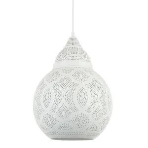 CLA Marrakesh Bohemian Bell Shape Pendant White by Compact Lamps Australia, a Pendant Lighting for sale on Style Sourcebook