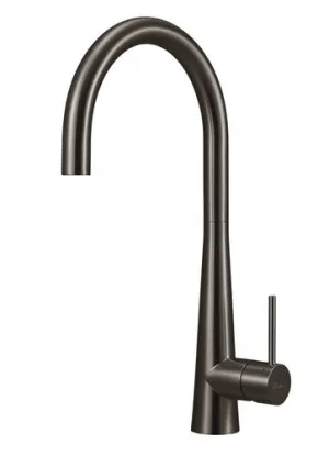 Essente Gooseneck Mixer | Made From Stainless Steel In Gunmetal By Oliveri by Oliveri, a Kitchen Taps & Mixers for sale on Style Sourcebook