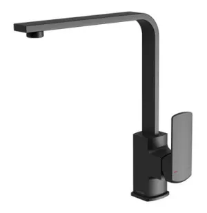 Teva Sink Mixer 200mm Squareline In Matte Black By Phoenix by PHOENIX, a Kitchen Taps & Mixers for sale on Style Sourcebook