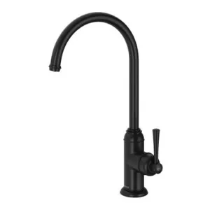 Cromford Side Lever Sink Mixer 4Star Lead Free In Matte Black By Phoenix by PHOENIX, a Kitchen Taps & Mixers for sale on Style Sourcebook