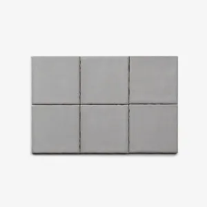 Grey Luca Hand Made Gloss Tile 100 x 100 x 8mm by The Blue Space, a Ceramic Tiles for sale on Style Sourcebook