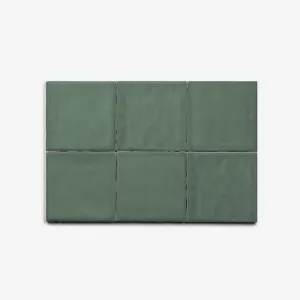 Sage Luca Hand Made Gloss Tile 100 x 100 x 8mm by The Blue Space, a Ceramic Tiles for sale on Style Sourcebook