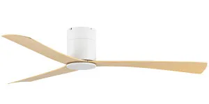 Martec Metro 52" DC Smart Ceiling Fan with Remote Control White and Oak by Martec, a Ceiling Fans for sale on Style Sourcebook