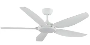 Martec Esprit 52" DC Smart Ceiling Fan with 24W Dimmable LED Light and Remote Control White by Martec, a Ceiling Fans for sale on Style Sourcebook