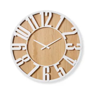 Haddon Wall Clock White - 60cm x 5cm by James Lane, a Clocks for sale on Style Sourcebook