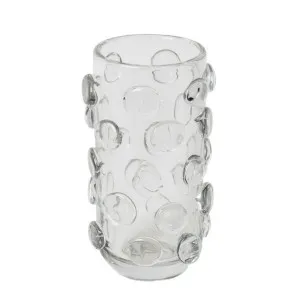 Chioma Vase Glass Clear - 26cm by James Lane, a Vases & Jars for sale on Style Sourcebook