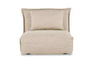 Happy Armchair Sofa Bed, Beige, by Lounge Lovers by Lounge Lovers, a Sofa Beds for sale on Style Sourcebook