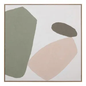 Pebble Abstract Square Box Framed Canvas in 100 x 100cm by OzDesignFurniture, a Prints for sale on Style Sourcebook