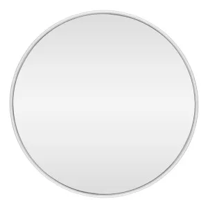 Penny Round Mirror 100cm in Matte White by OzDesignFurniture, a Mirrors for sale on Style Sourcebook