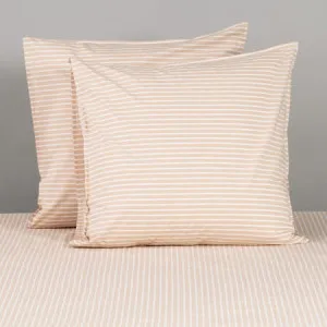 Canningvale Modella Stripe Pillowcase Pair - Orange, European, 100% Cotton by Canningvale, a Sheets for sale on Style Sourcebook